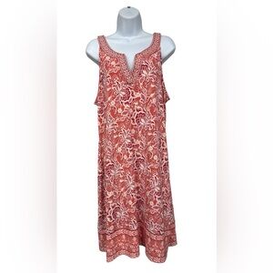 Magnolia Grace embroidered trim knit dress size XL